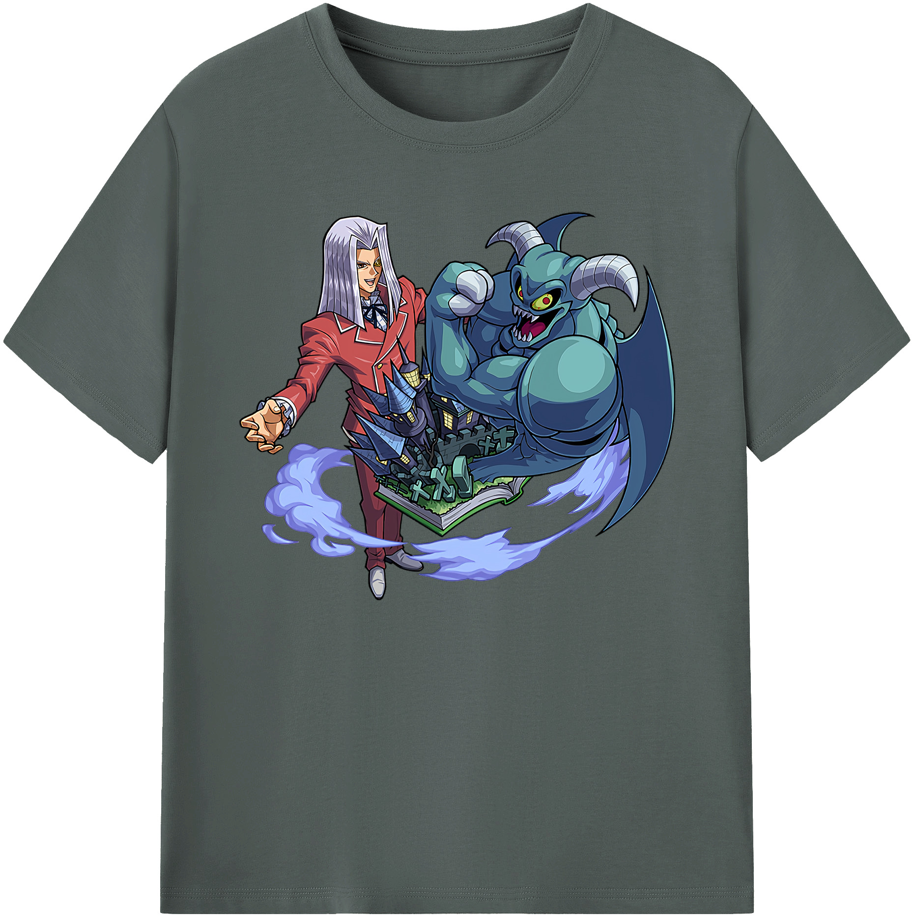 （画像用） 遊☆戯☆王 Yu-Gi-Oh! 綿100％ メンズ半袖Tシャツ｜肌触りやわらか＆通気性